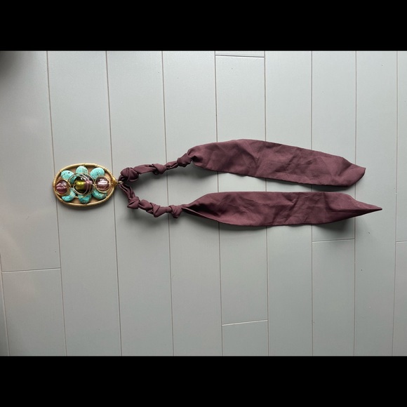 Necklace with semi precious stones - Picture 2 of 2